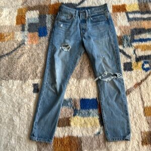 Levi’s 501S skinny/boot cut jeans